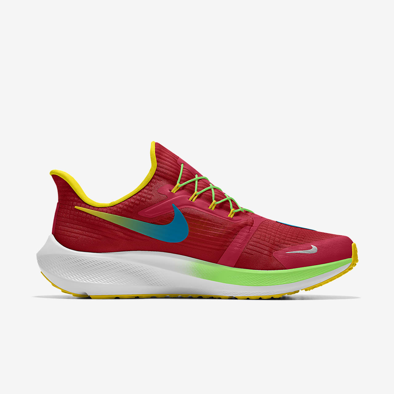 Женские кроссовки для бега по шоссе с индивидуальным дизайном Nike Air ...