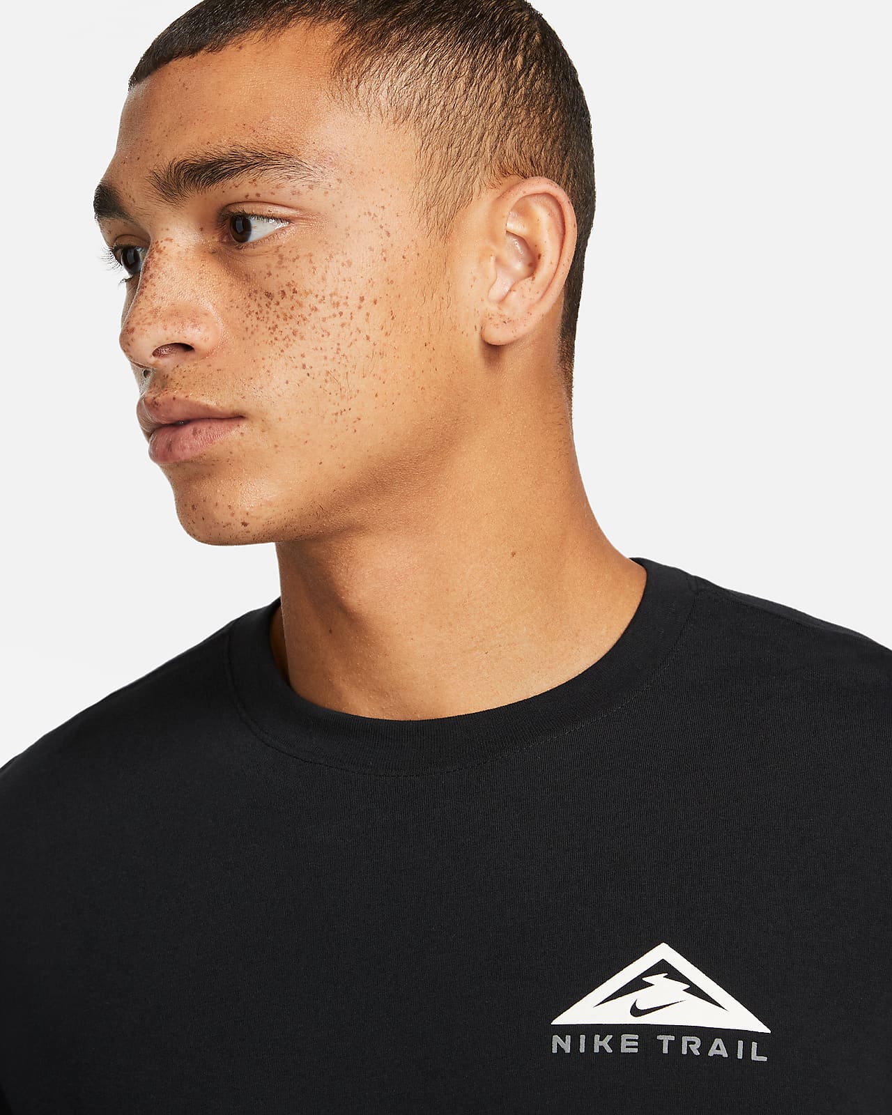 nike trail t shirt black