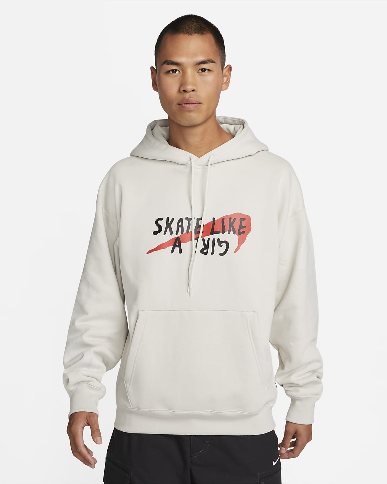 nike skate like a girl hoodie