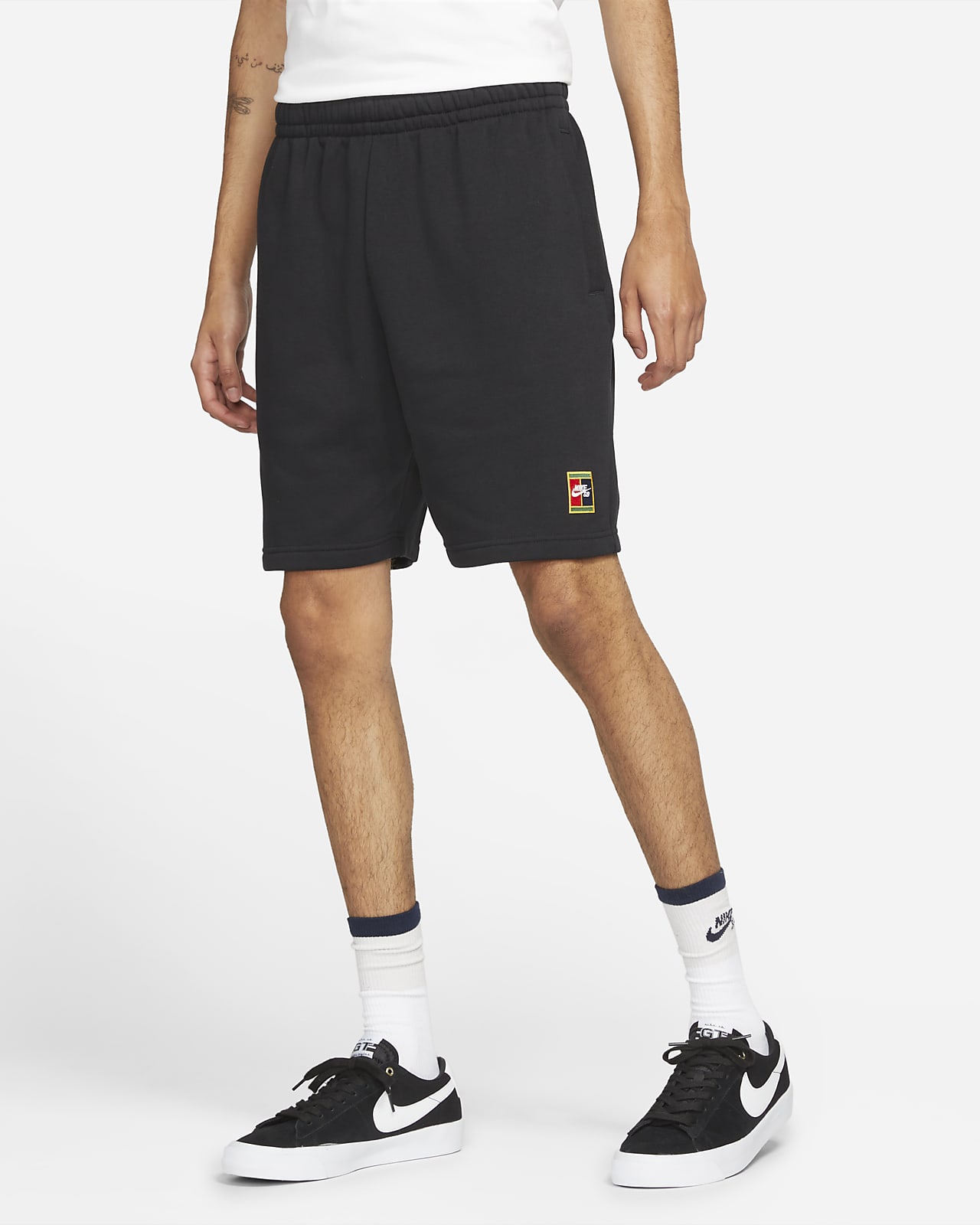 Nike SB SkateboardShorts aus Fleece mit Grafik. Nike LU
