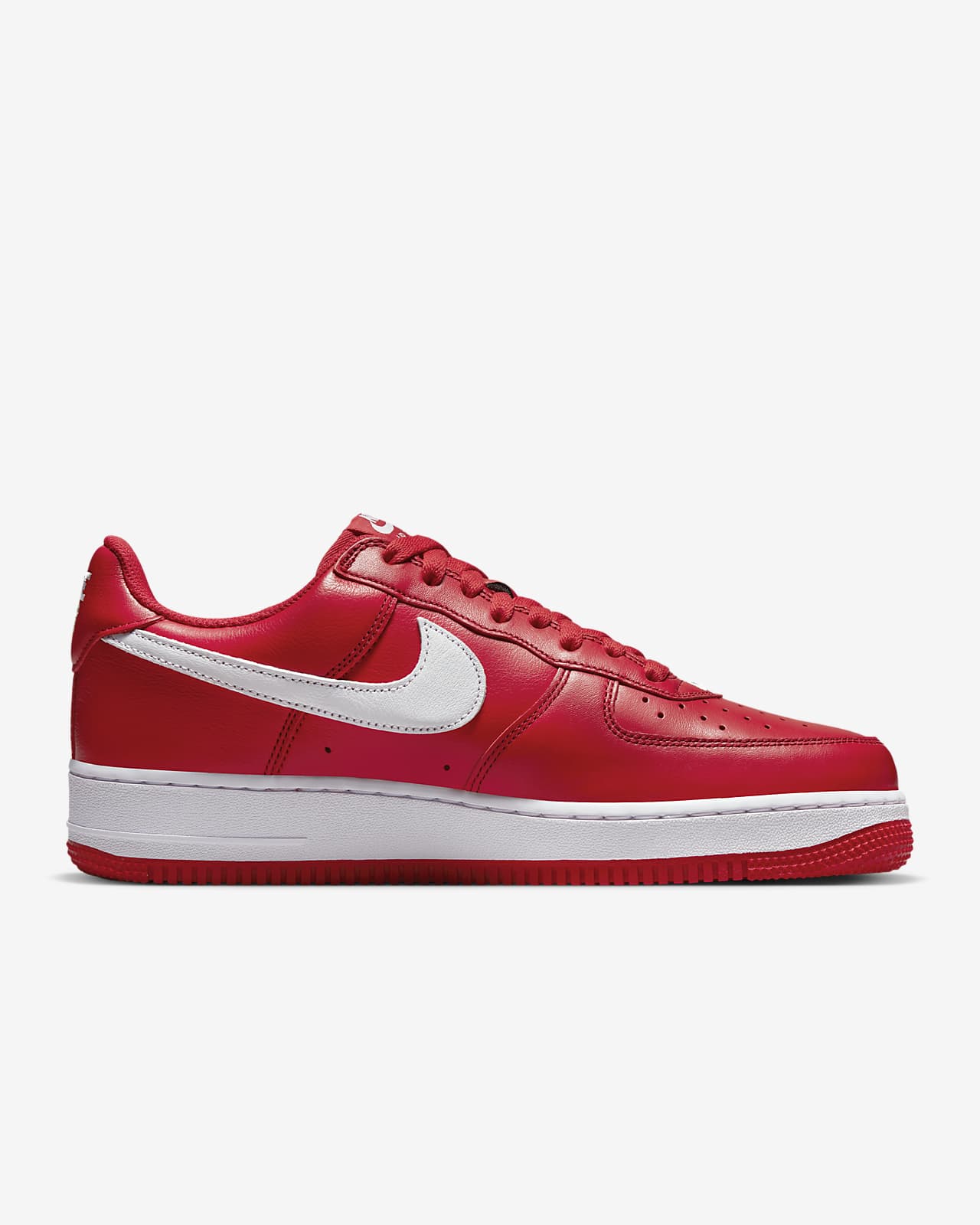 red air force ones men