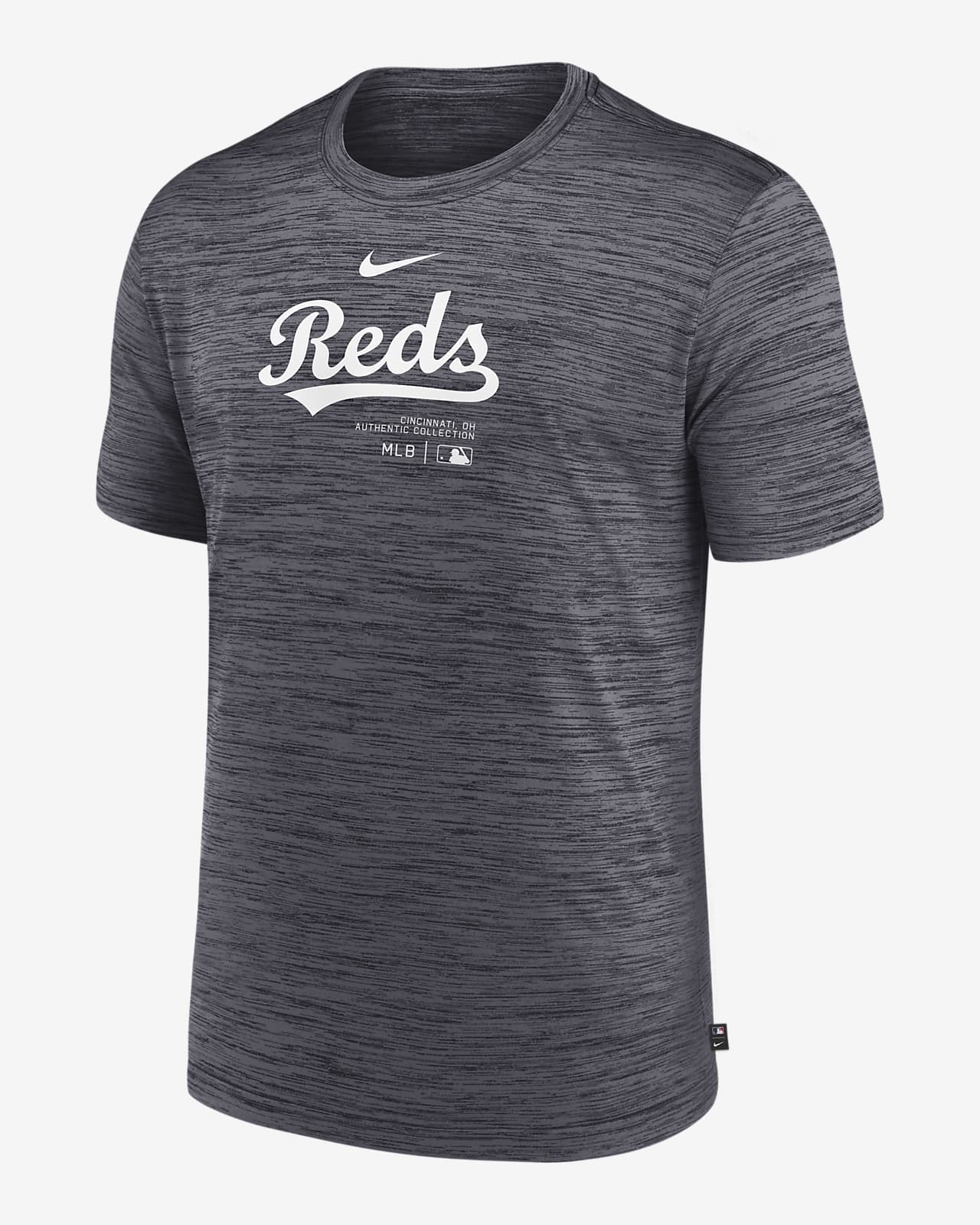 Cincinnati Reds Authentic Collection Practice Velocity Men's Nike Dri-FIT MLB T-Shirt