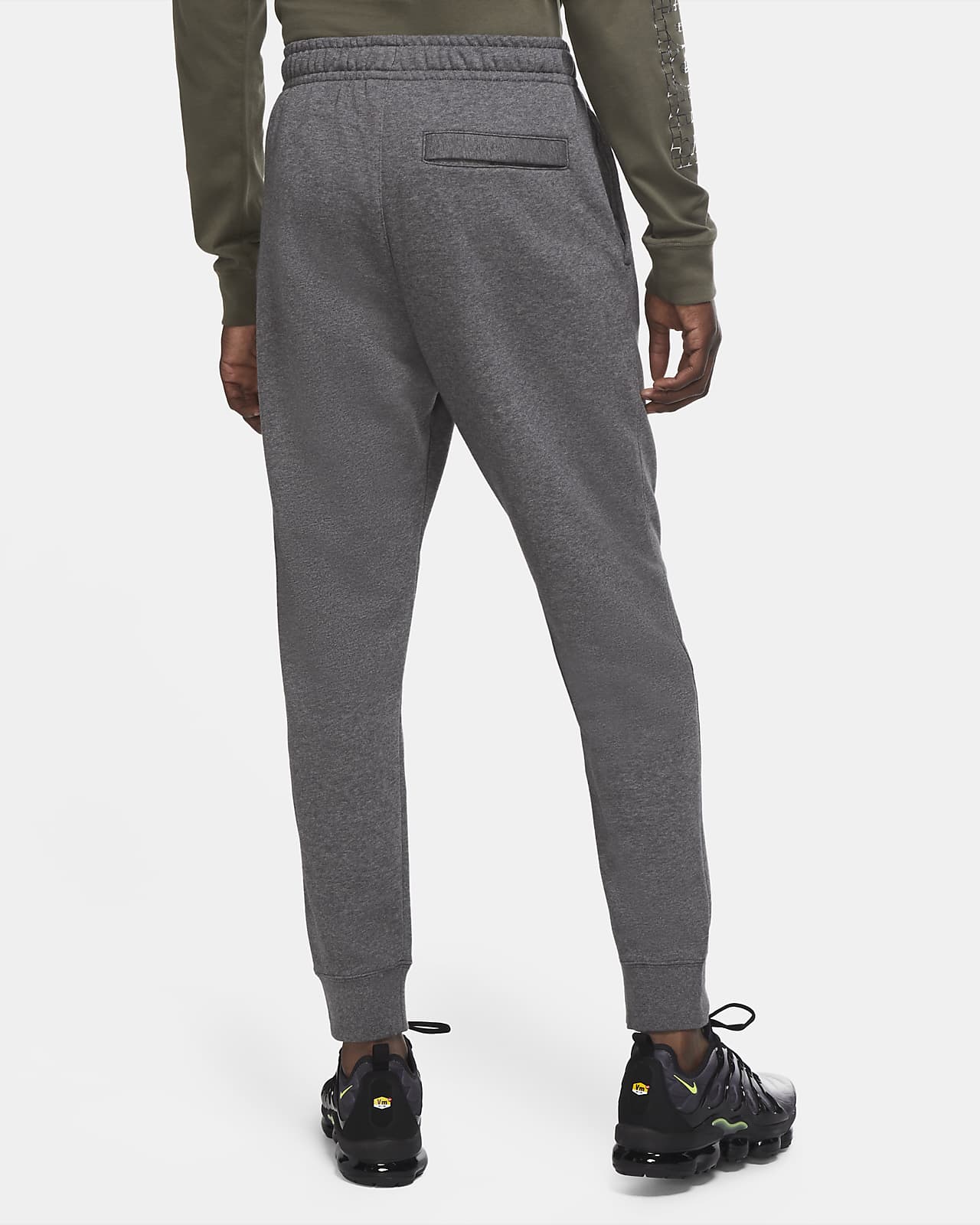 bas de survetement nike gris homme