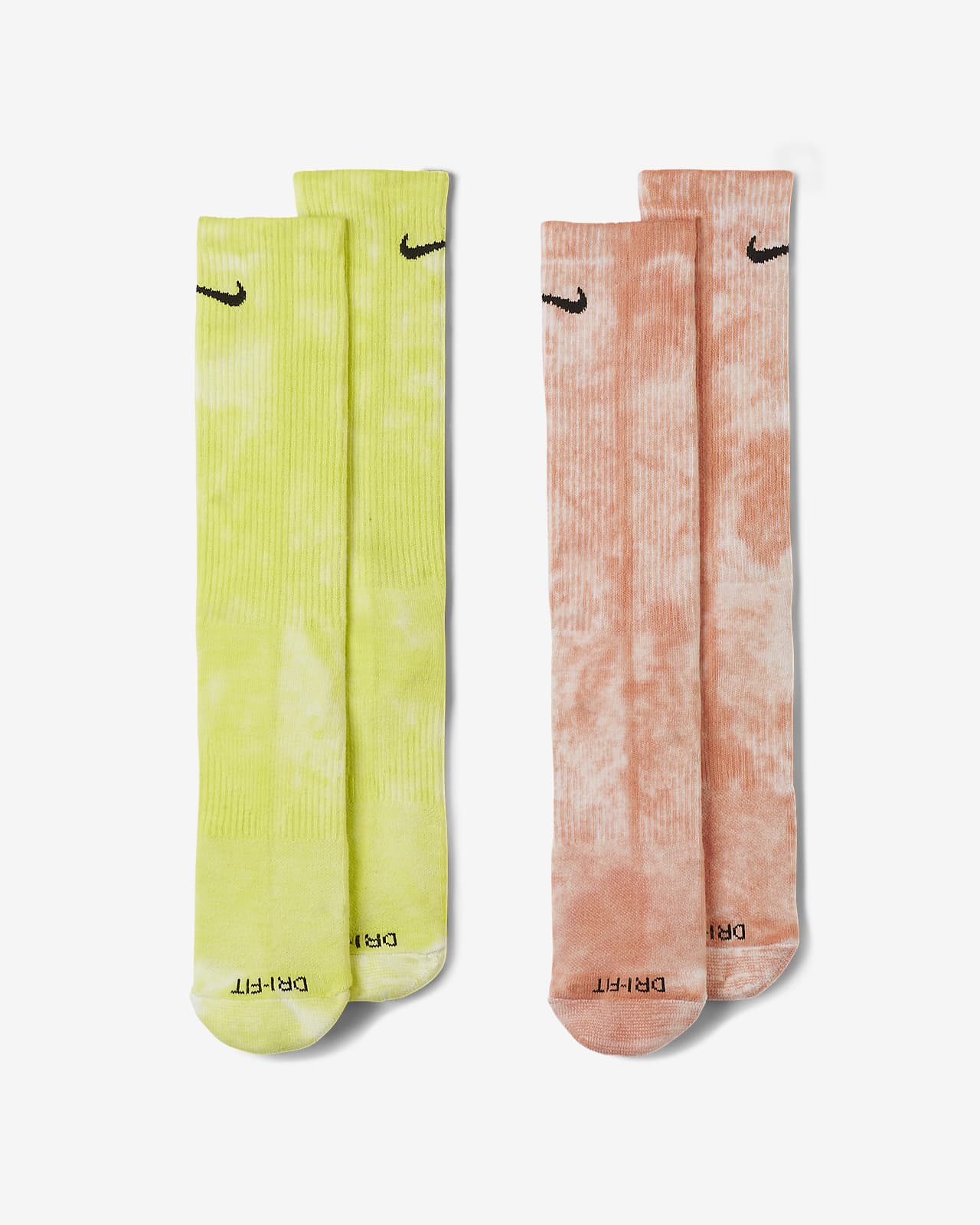 Nike Everyday Plus Cushioned Tie-Dye Crew Socks (2 Pairs). Nike PH