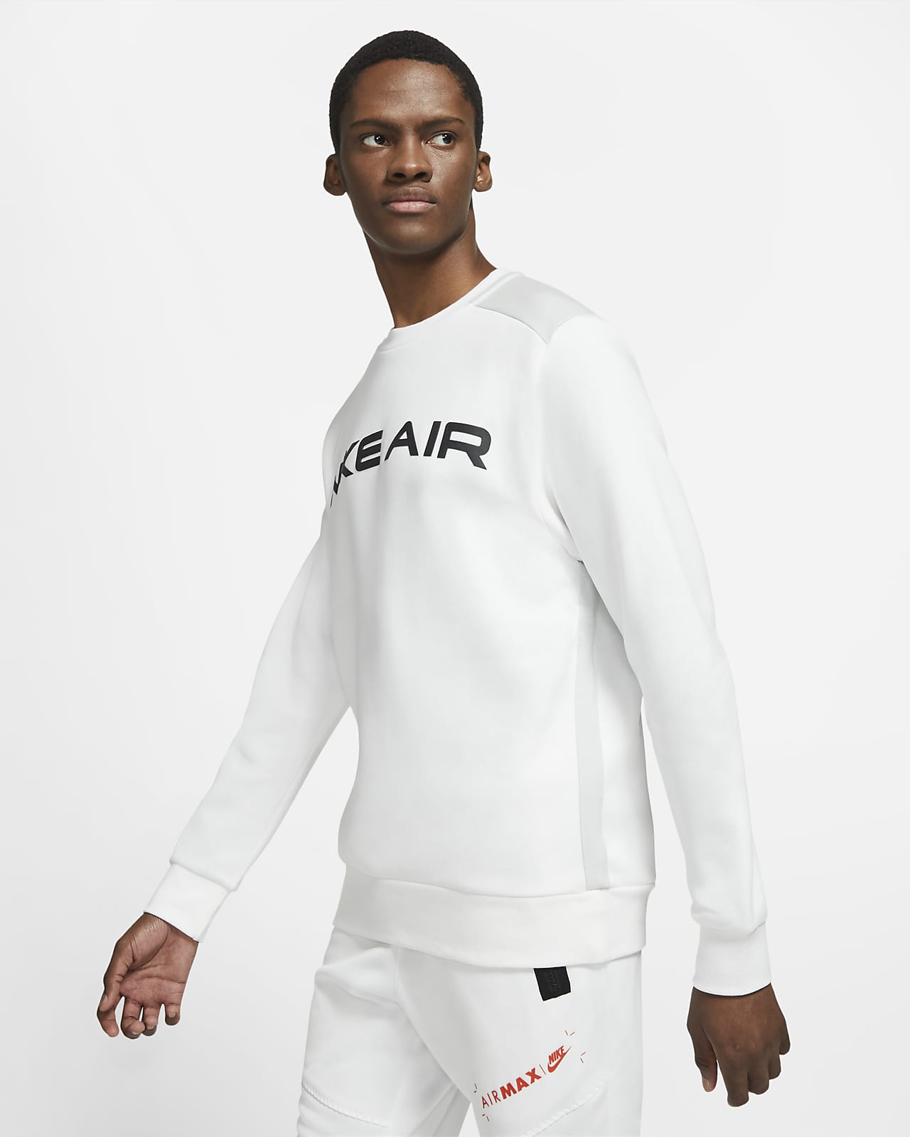 nike air men's fleece crew