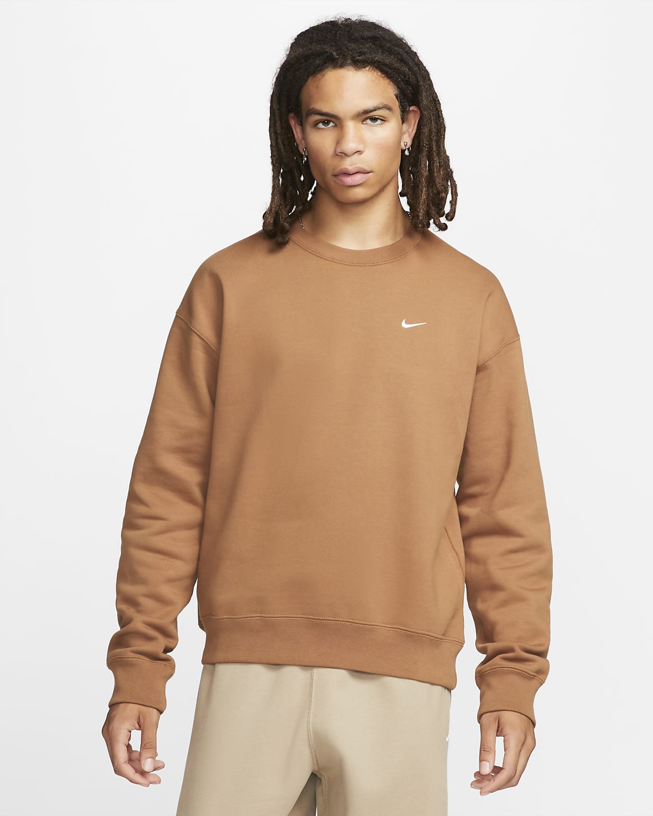 Nike Solo Swoosh Men's Fleece Crew. Nike NL