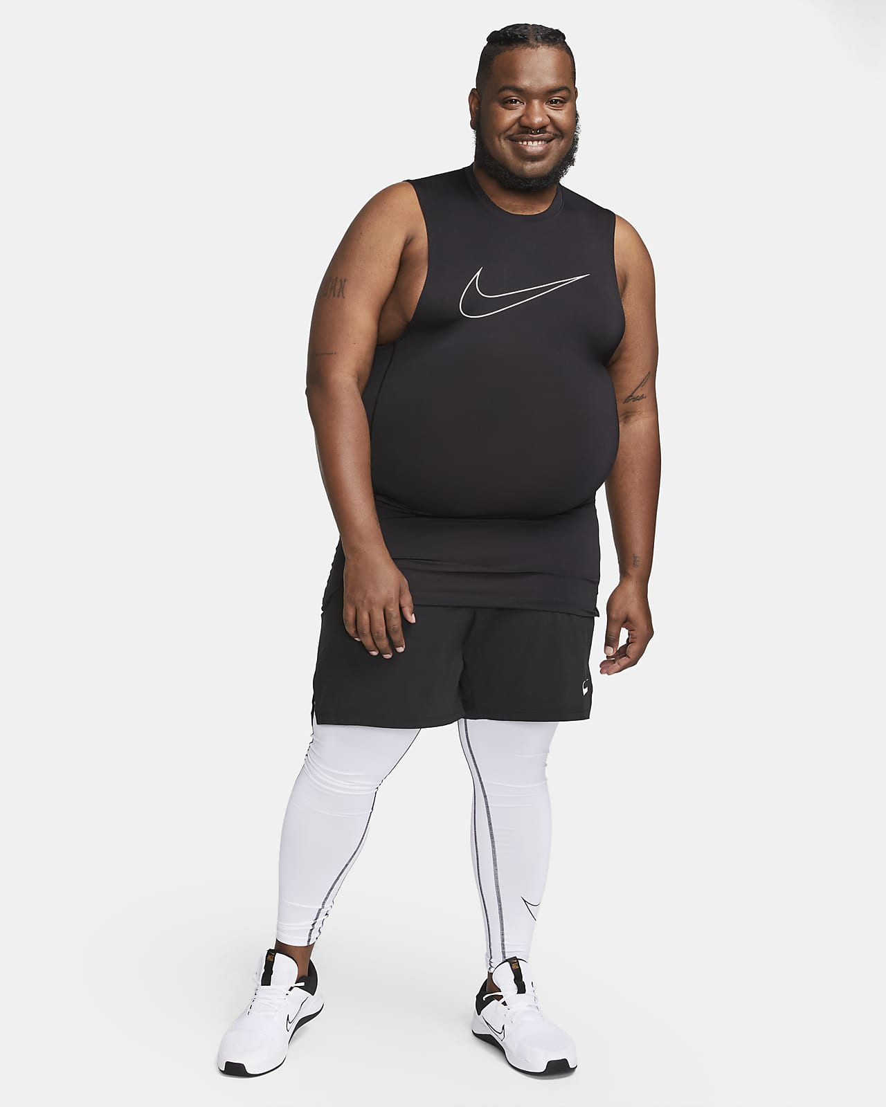 Nike Pro Dri-FIT Men's Tight-Fit Sleeveless Top. Nike SK