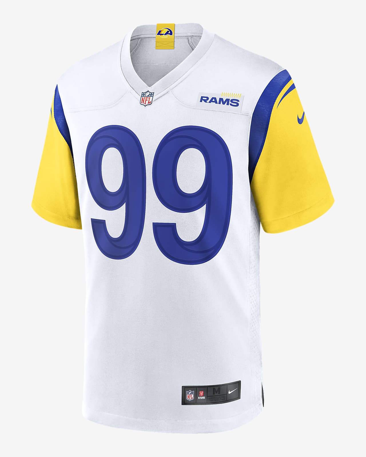 NFL Los Angeles Rams (Aaron Donald) Men's Game Football Jersey.