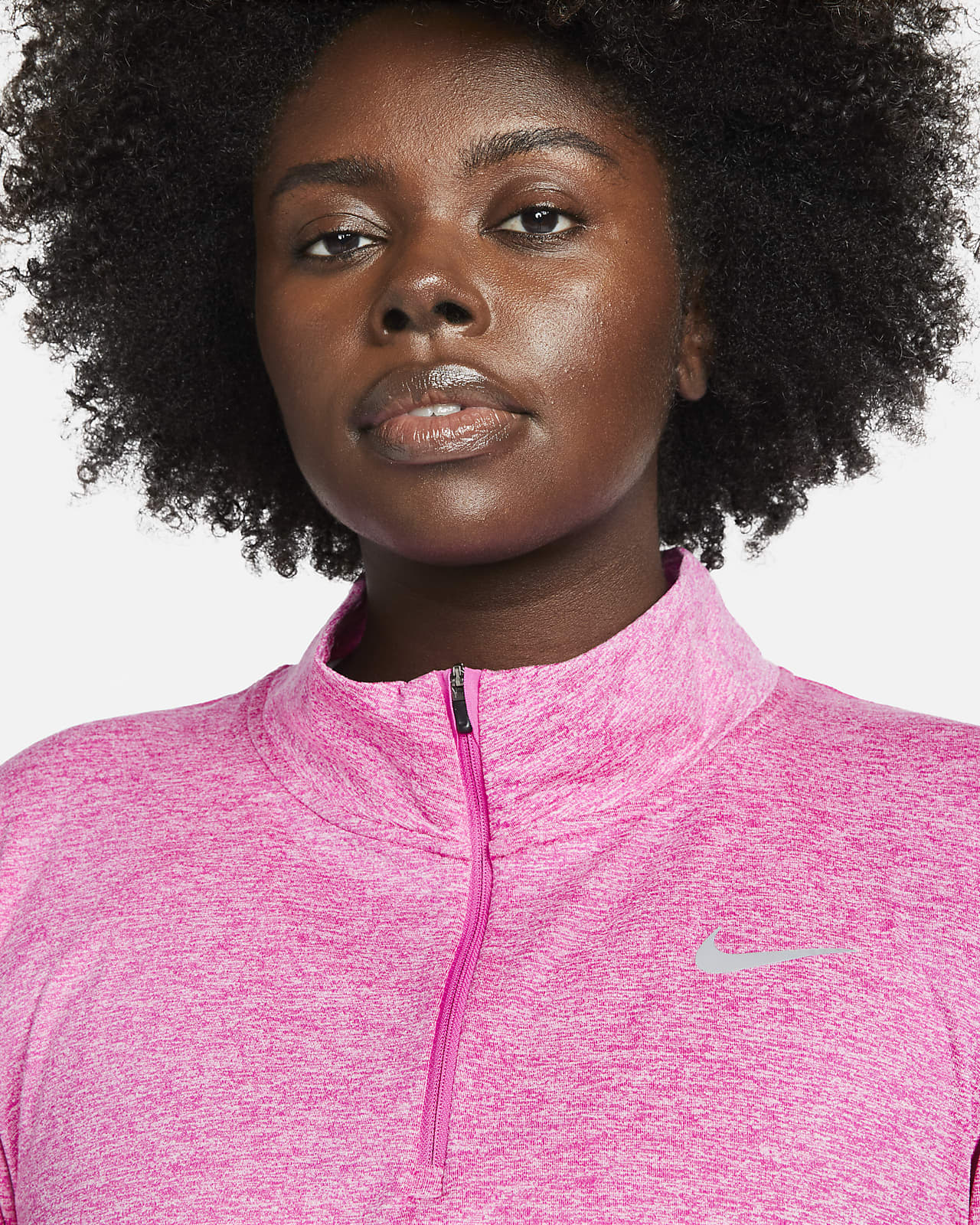 Nike Women's 1/2Zip Running Top (Plus Size). Nike NL