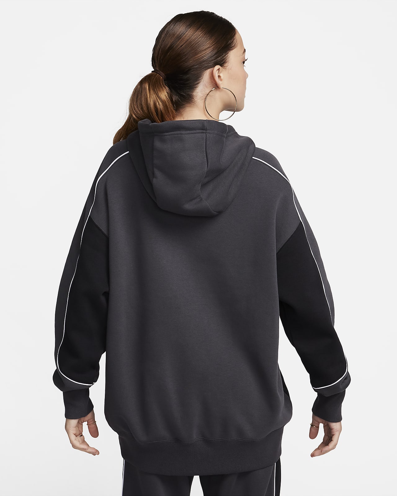 Nike Sportswear Women's Oversized Fleece Pullover Hoodie. Nike LU