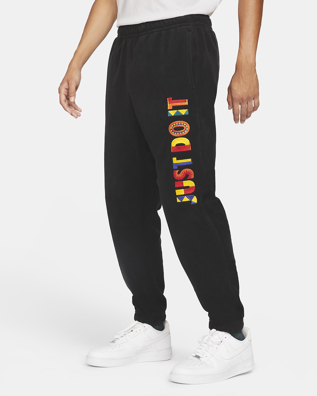 nike fleece track pants