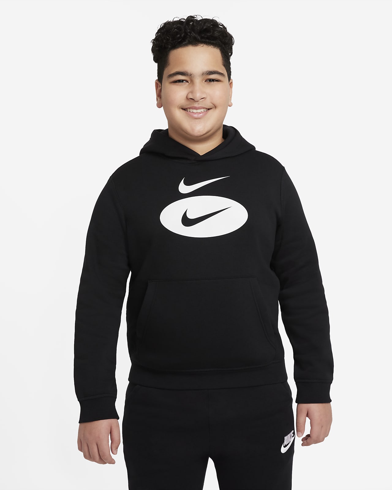 Nike Sportswear Sudadera con capucha (Talla grande) - Niño. Nike ES