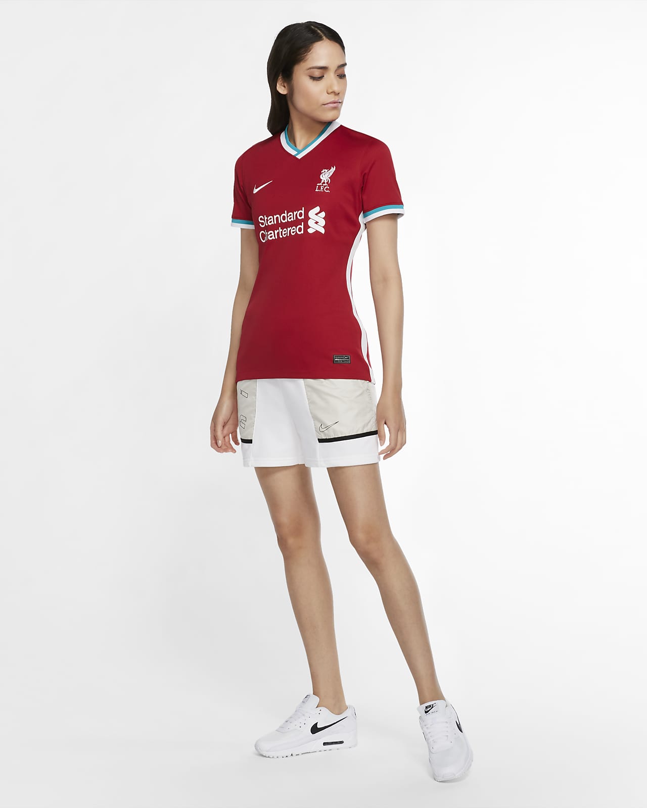 Liverpool FC 2020/21 Stadium Home Women's Football Shirt. Nike MA