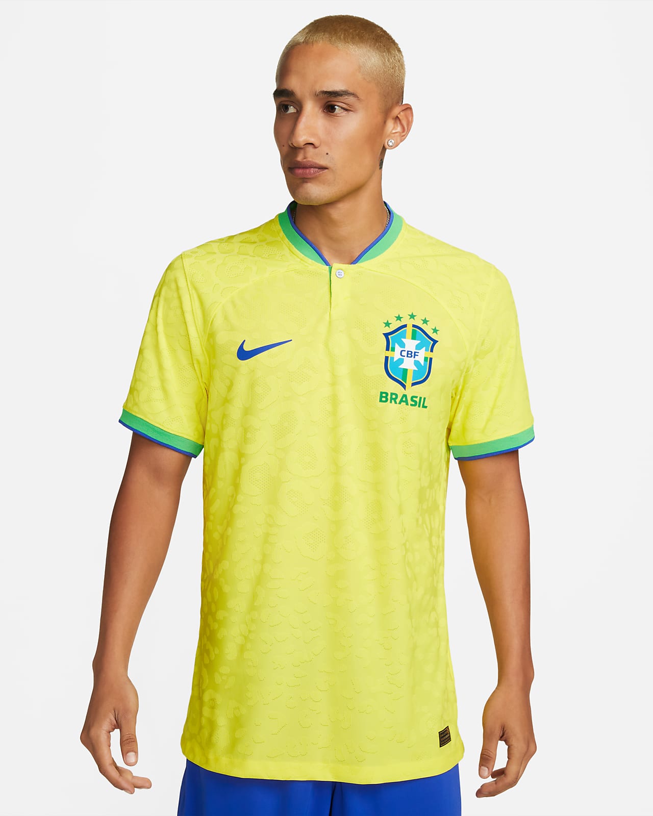 Brazilië Match Nike Dri-FIT ADV voetbalshirt voor heren. Nike NL
