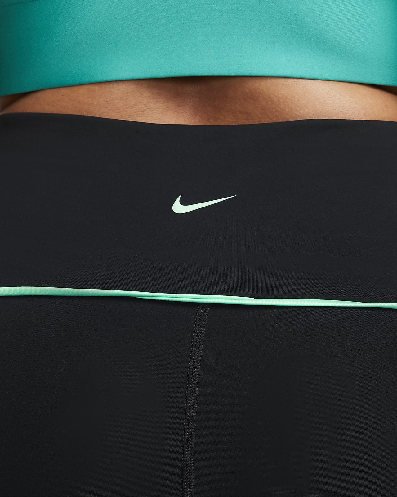 Nike Pro Training Dri-FIT gains girl mid-rise 7/8th leggings in hyper royal  blue