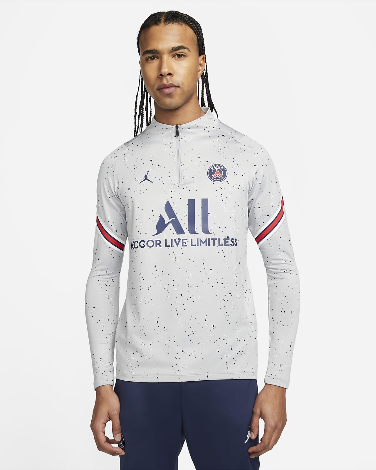 Męska treningowa koszulka piłkarska Paris Saint-Germain Strike Nike Dri-FIT (wersja czwarta)