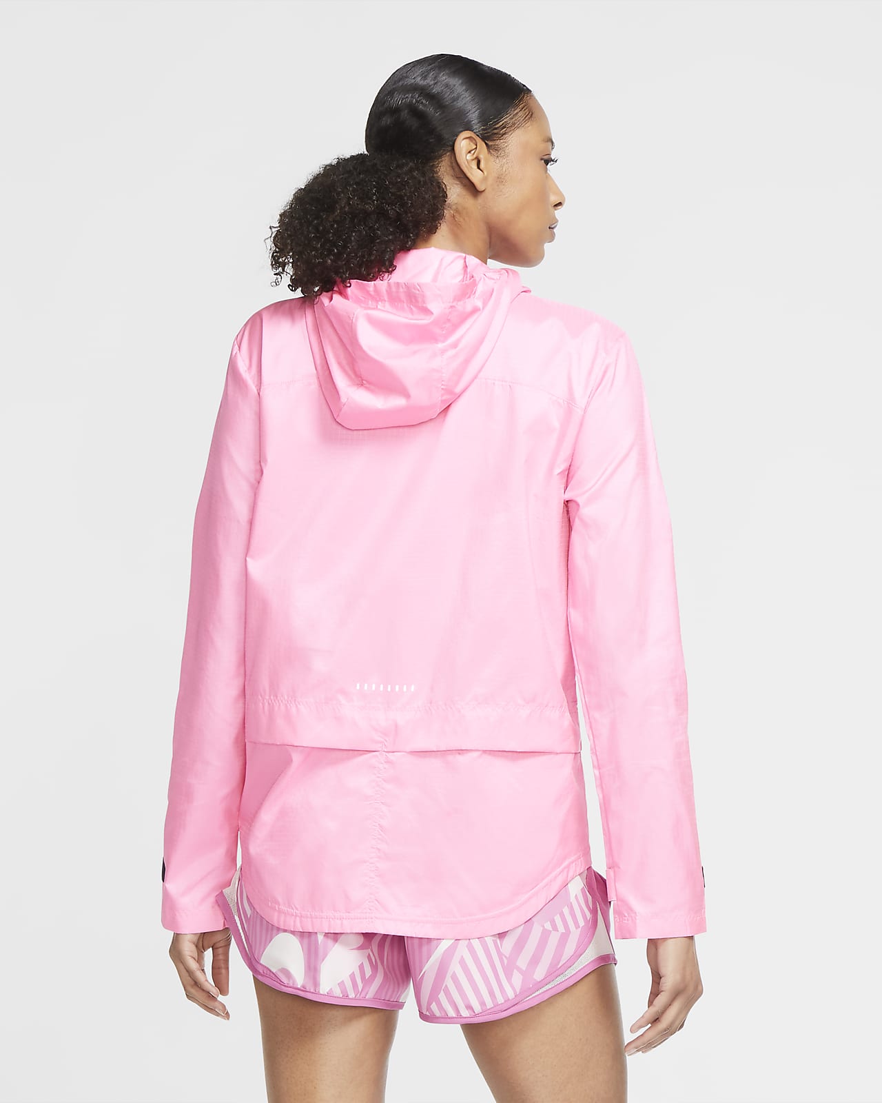 nike pink running jacket
