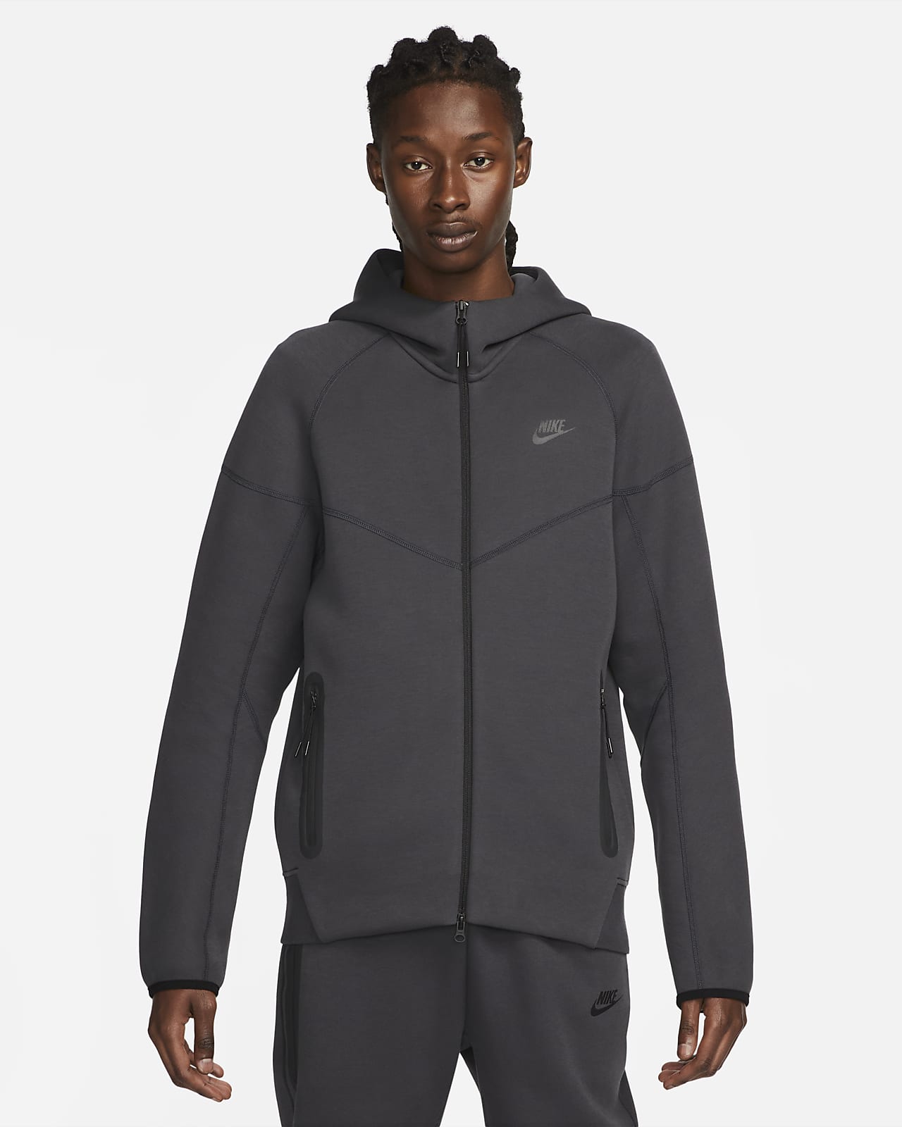 Nike Sportswear Tech Fleece Full-Zip Hoodie Yellow/Black