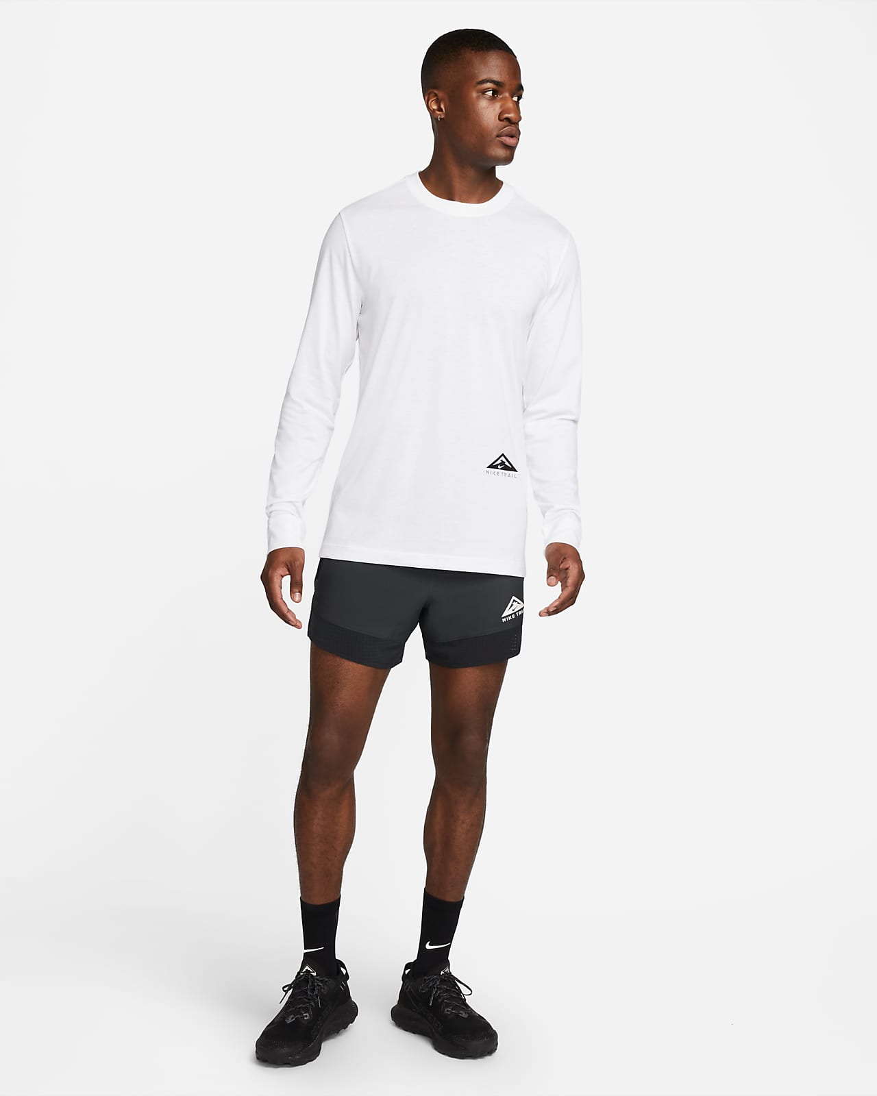 Long-Sleeve Trail Running T-Shirt. Nike LU