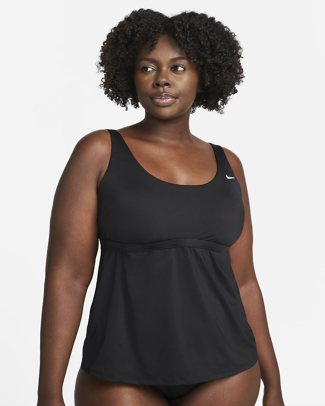 Tankini con cuello en forma de U para mujer Nike Essential (talla grande)