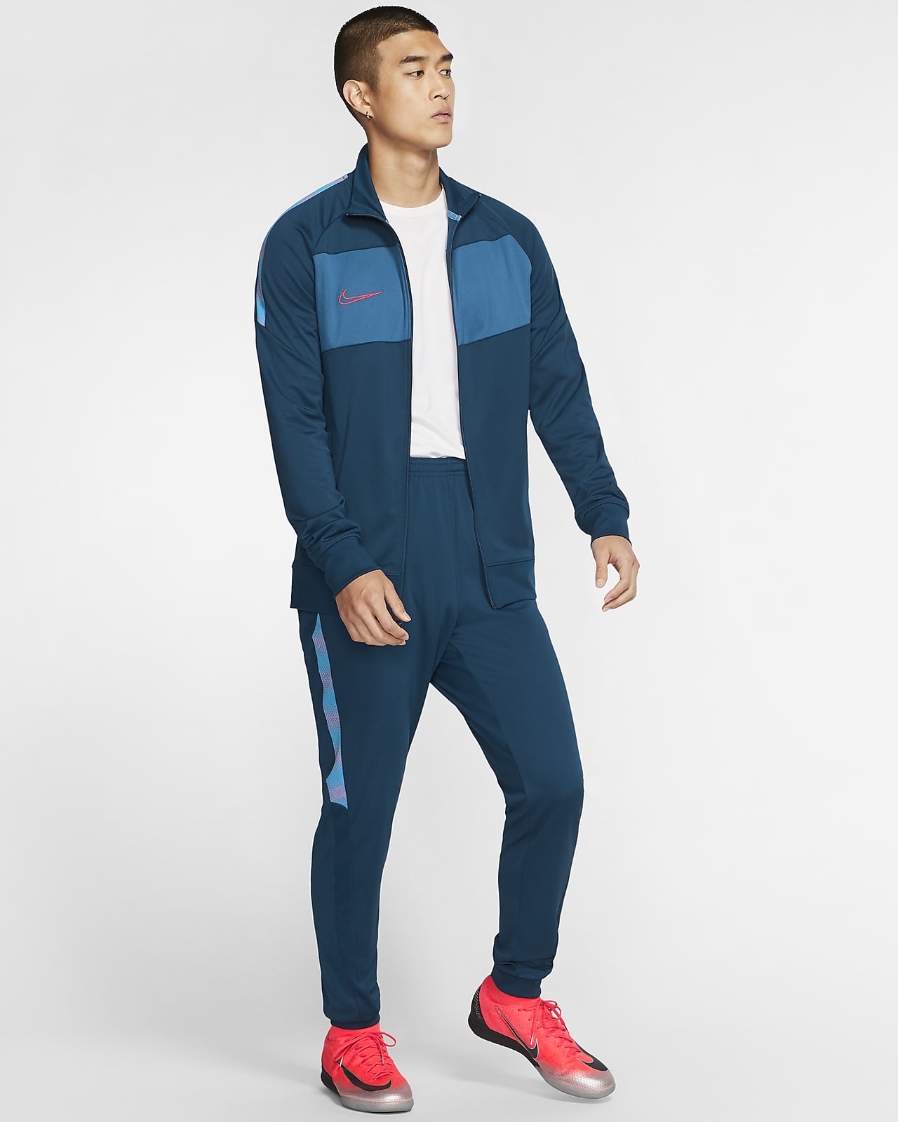 nike dri fit jacket blue