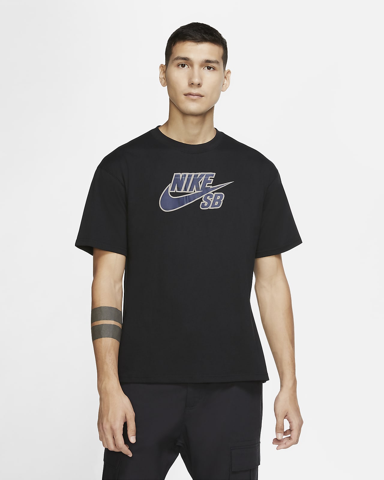 nike sb black t shirt
