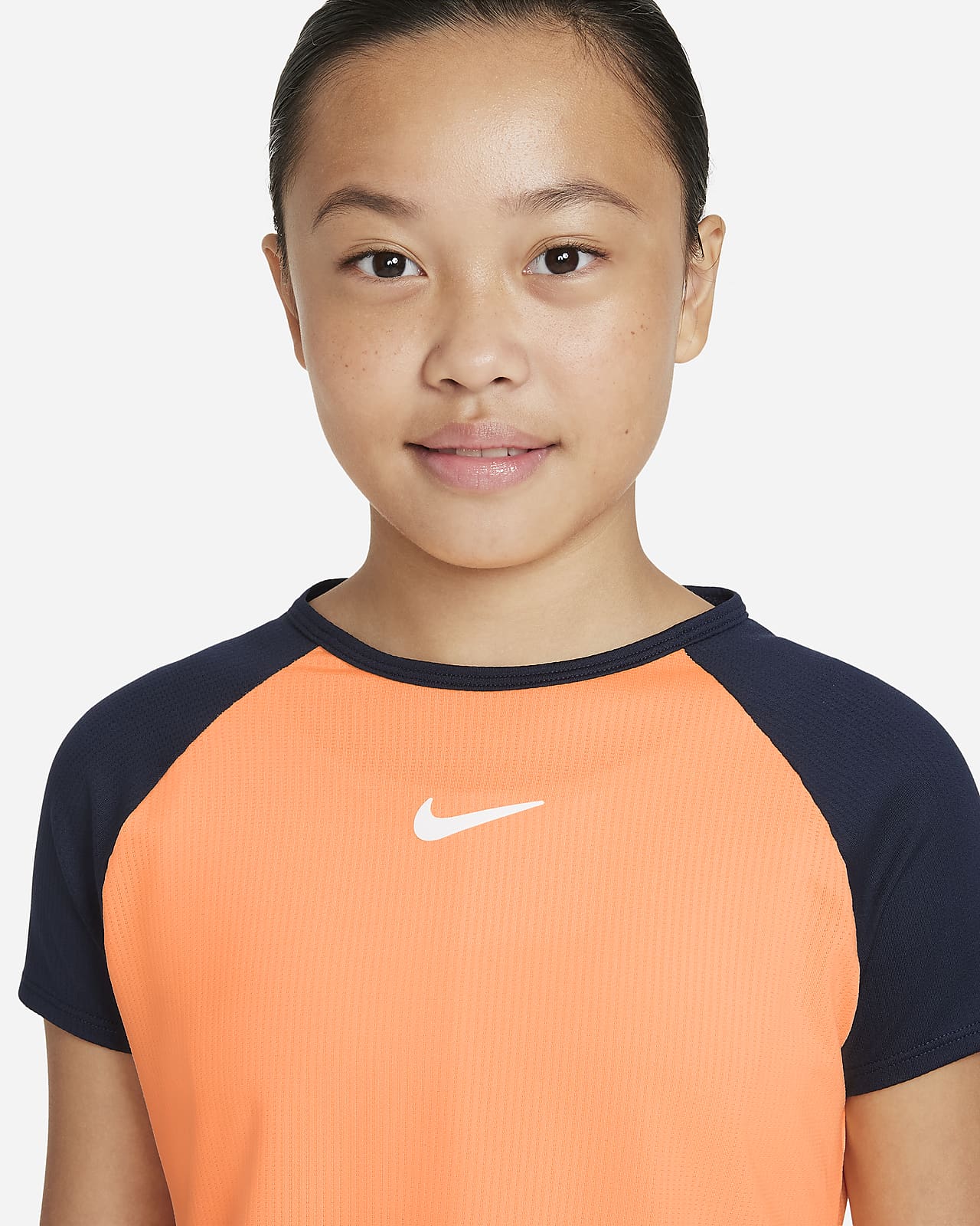 NikeCourt DriFIT Victory Older Kids' (Girls') ShortSleeve Tennis Top