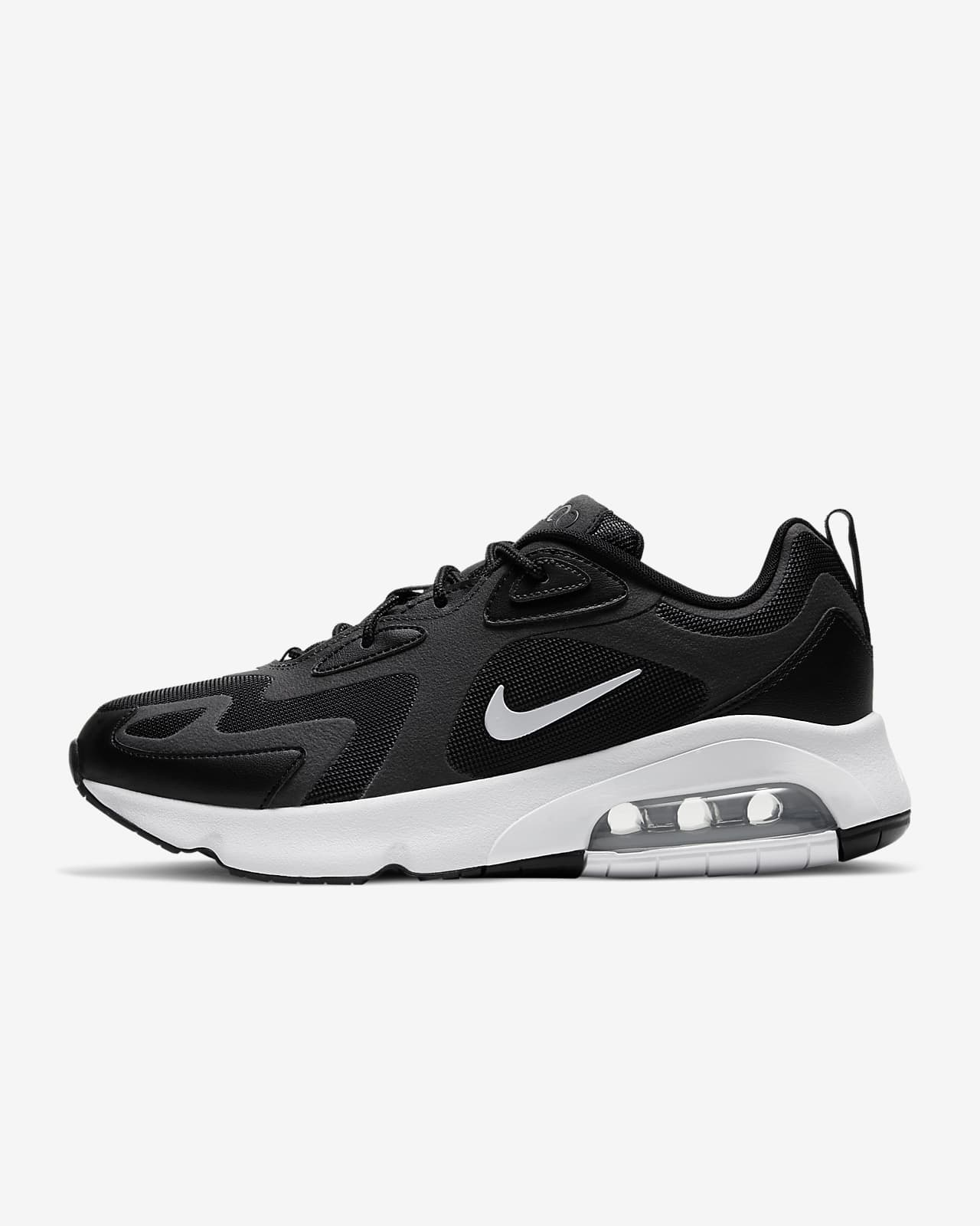 nike air max black and white shoes