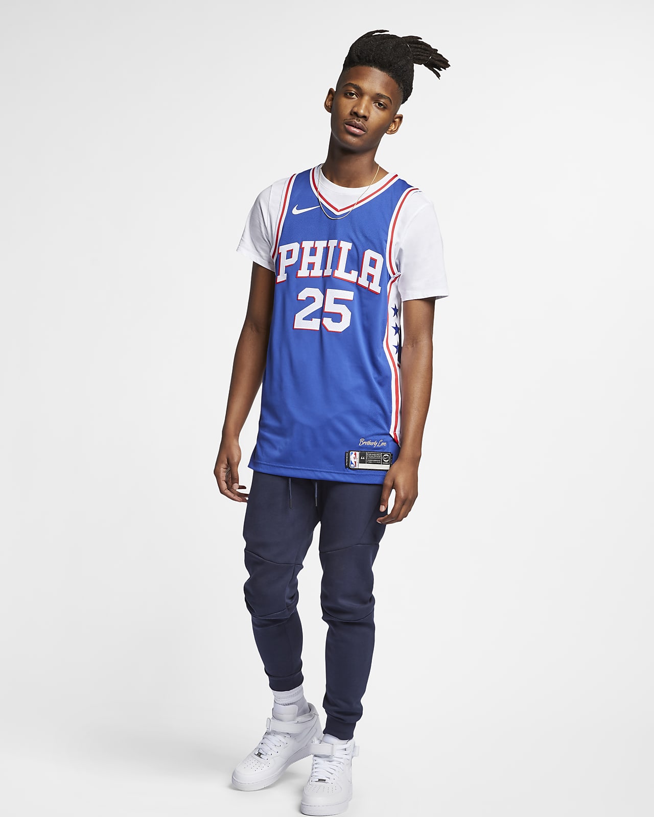 Ben Simmons 76ers Icon Edition Nike NBA Authentic Jersey. Nike.com