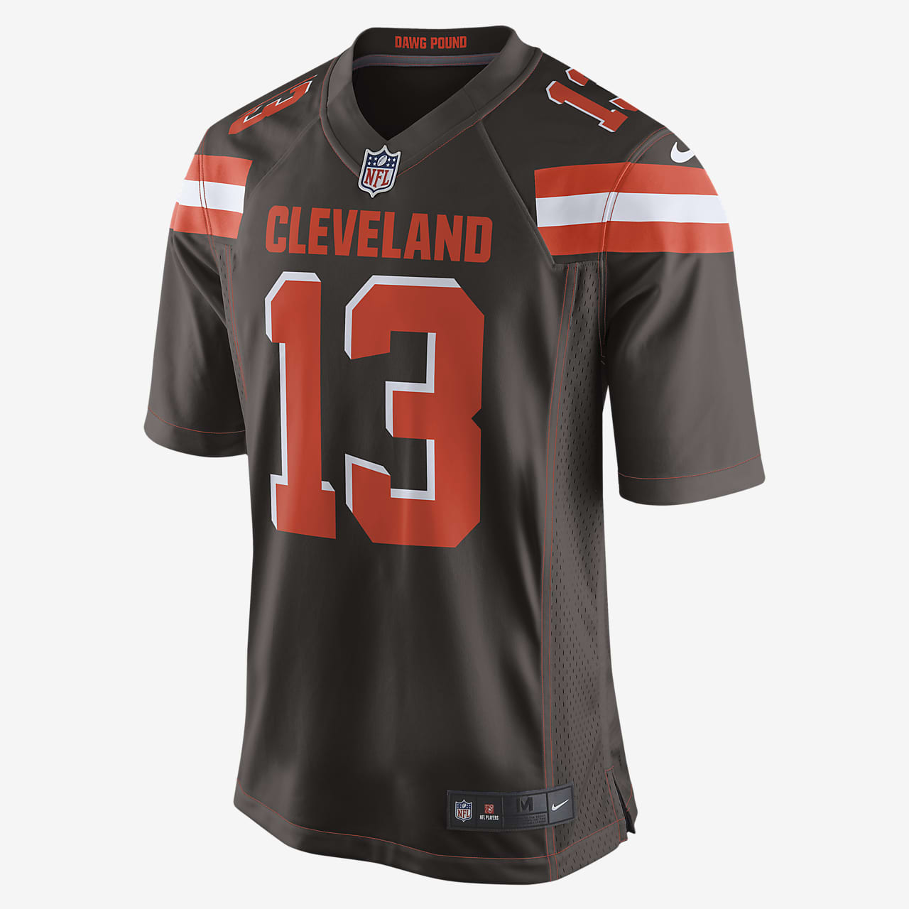 NFL Cleveland Browns (Odell Beckham Jr.) Men's Game Football Jersey