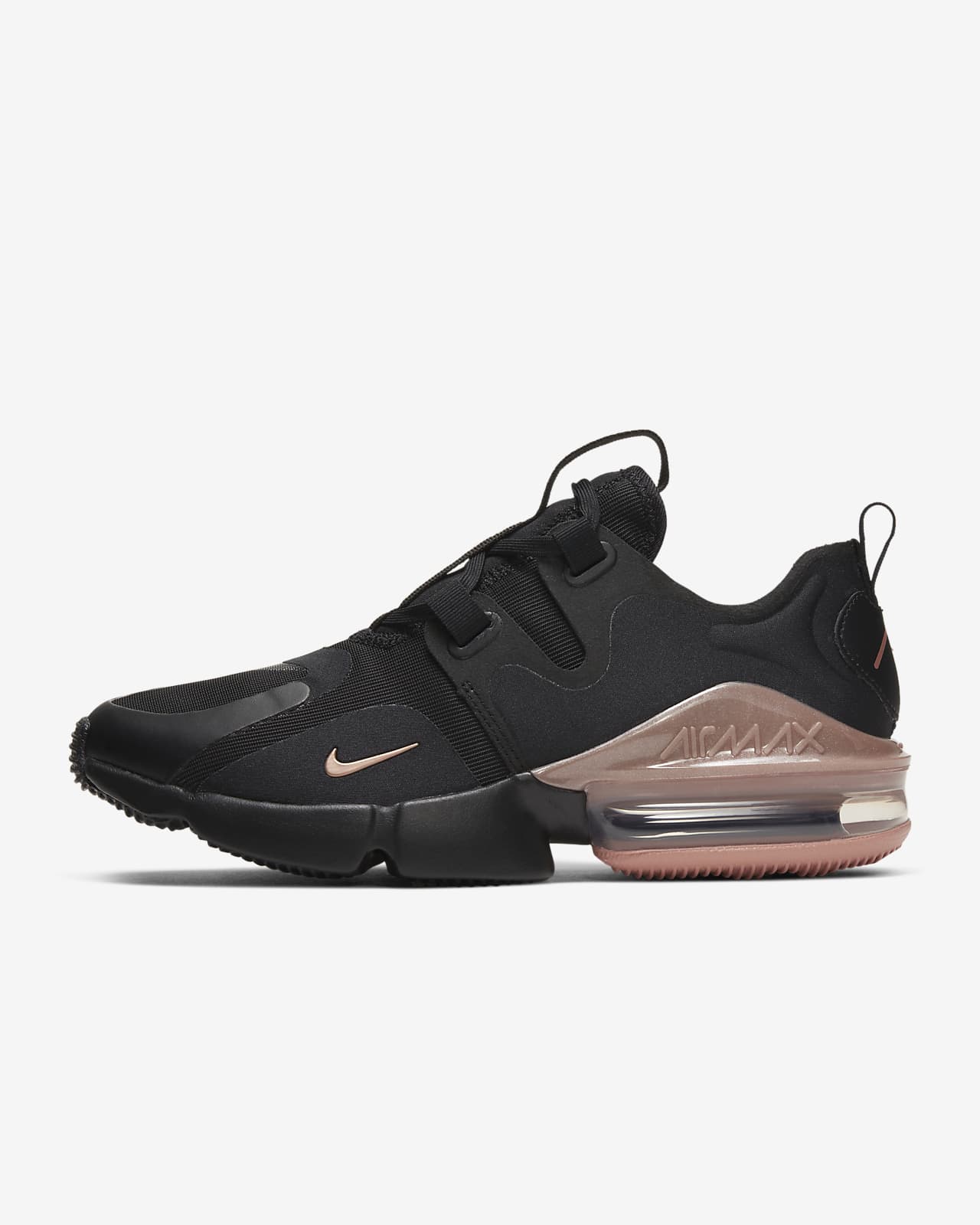 nike air max infinity black and gold