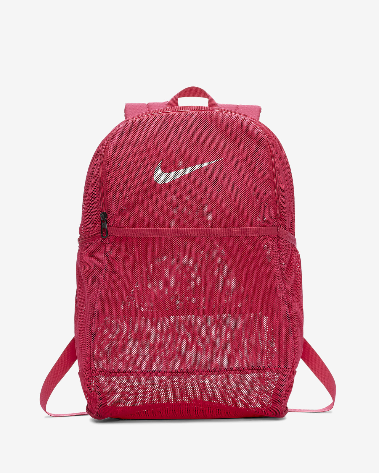 nike mesh backpack red