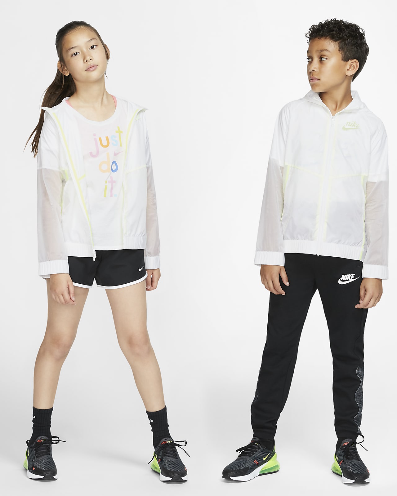 Nike Sportswear Windrunner jakke til store barn