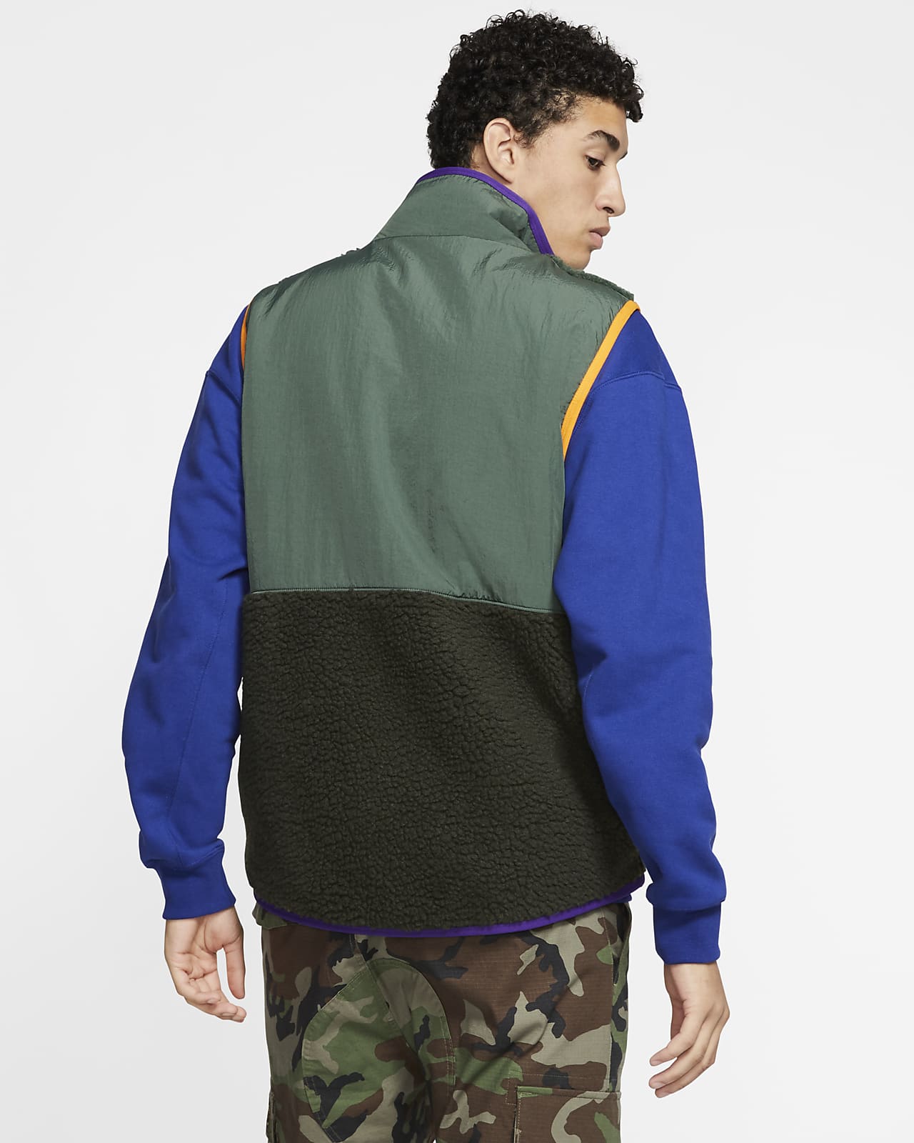 nike sportswear men's sherpa fleece jacket