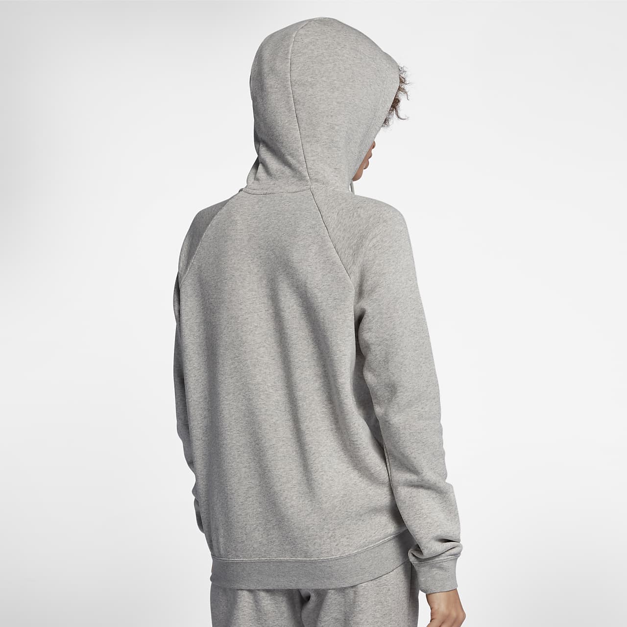 white nike rally hoodie