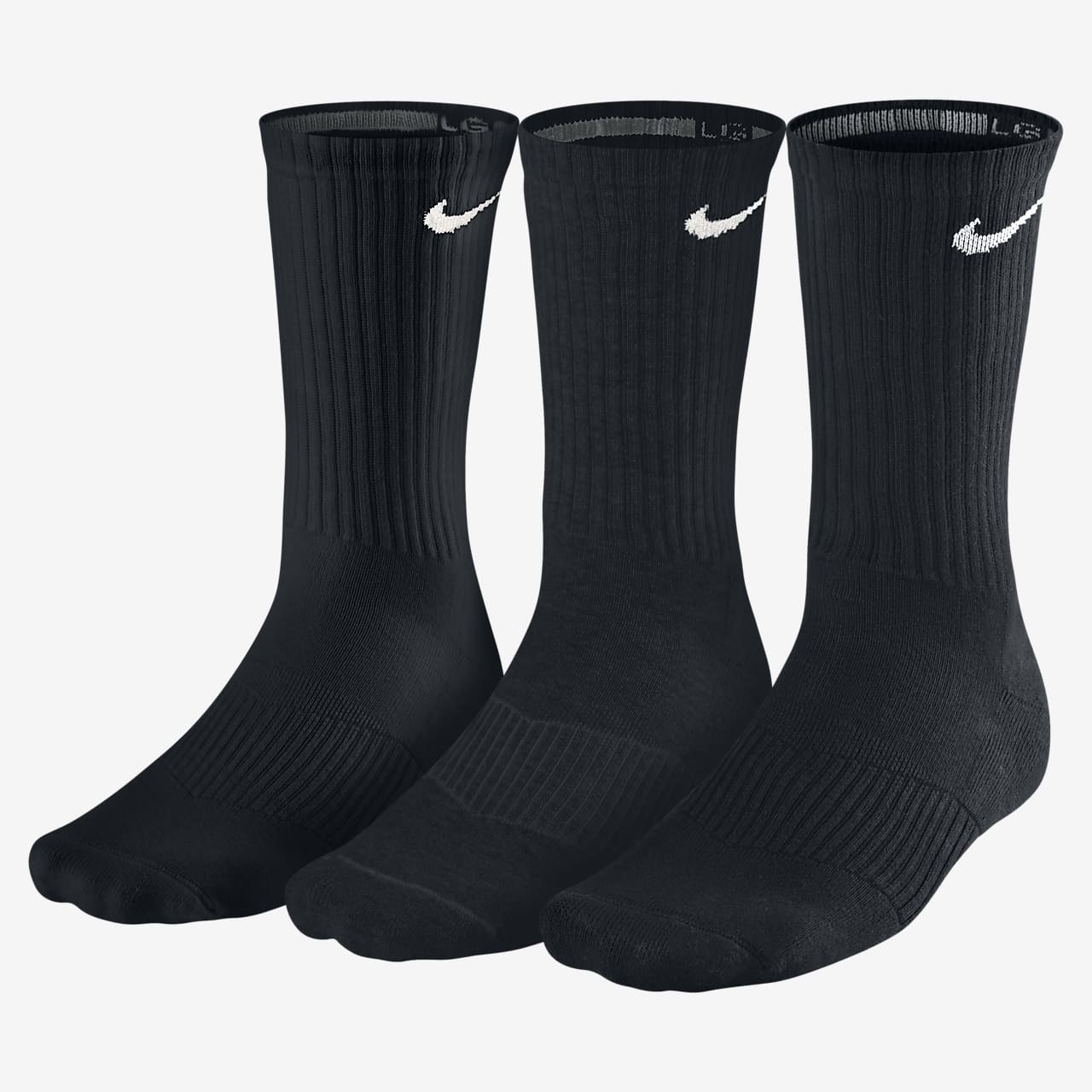 Nike Cotton Cushion Crew Socks (3 Pair 