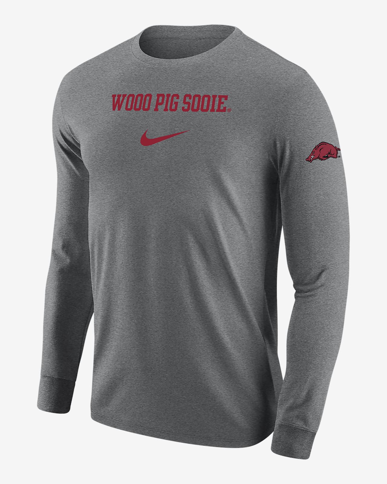 Arkansas Men's Nike College Long-Sleeve T-Shirt