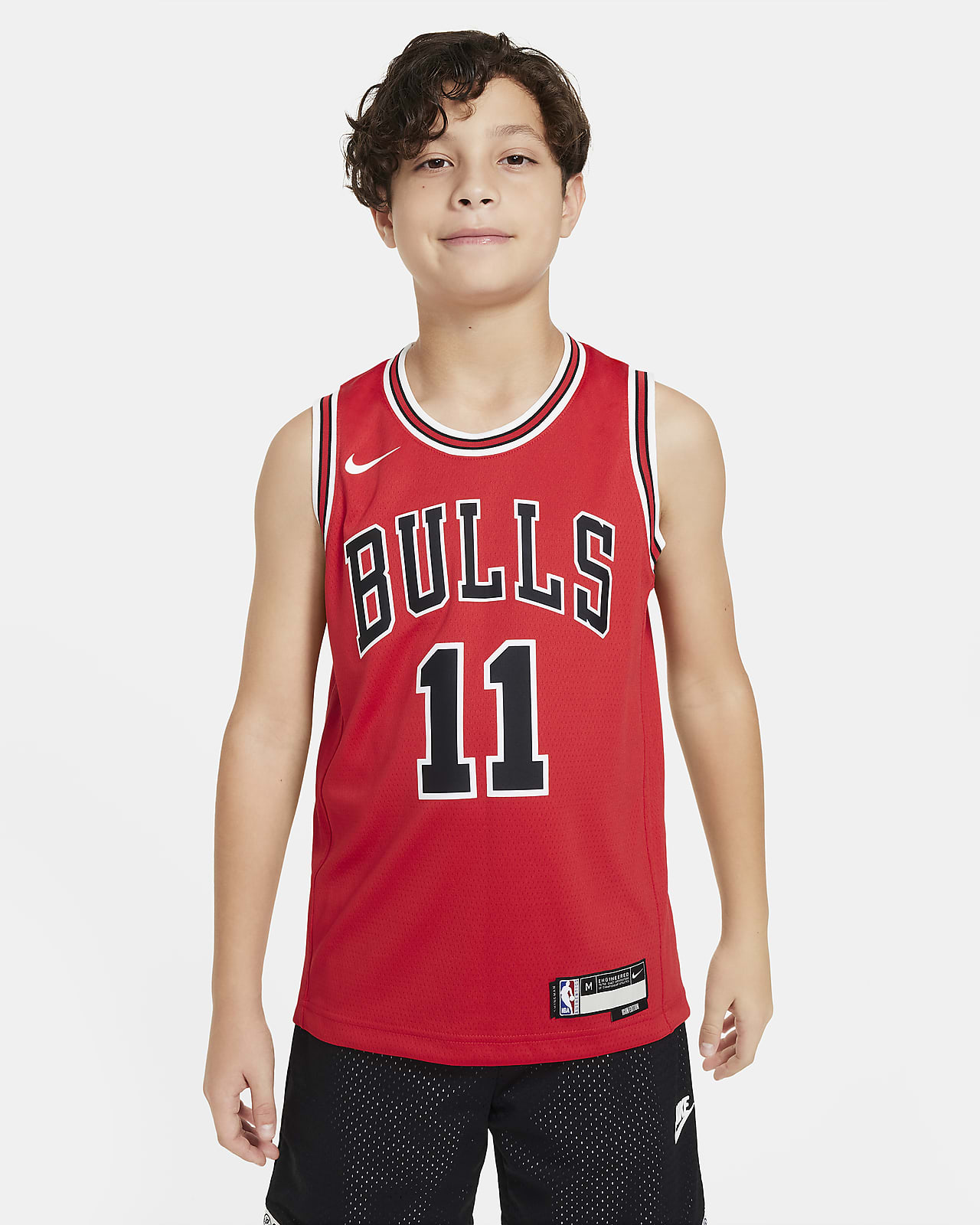 DeMar DeRozan Chicago Bulls Icon Edition 2022/23 Swingman Nike NBA-jersey met Dri-FIT voor kids