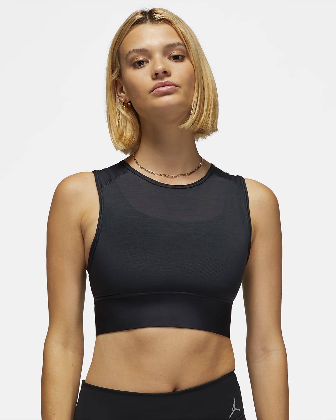 Jordan Sport Sport-bh met medium ondersteuning, lichte voering en laagjes.  Nike BE