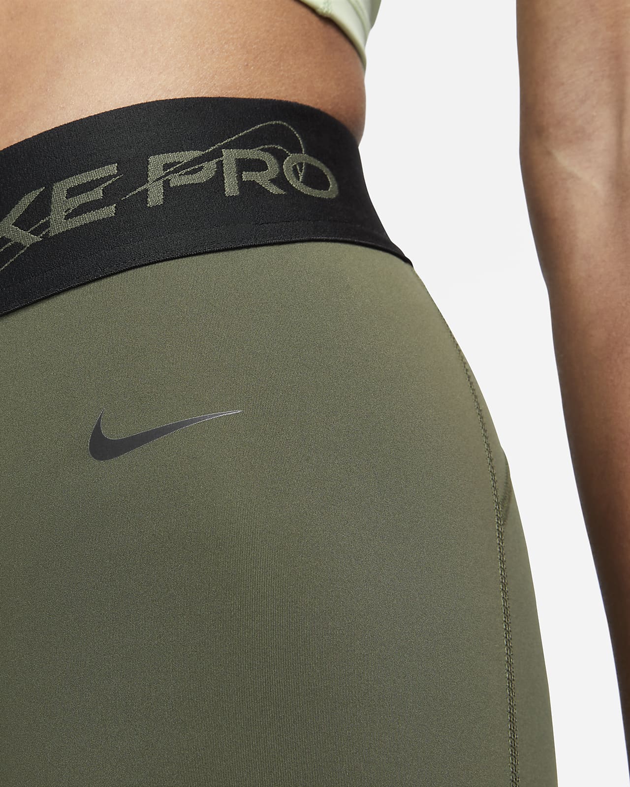 Leggings estampados de tiro medio de 7/8 para mujer Nike Pro. Nike MX