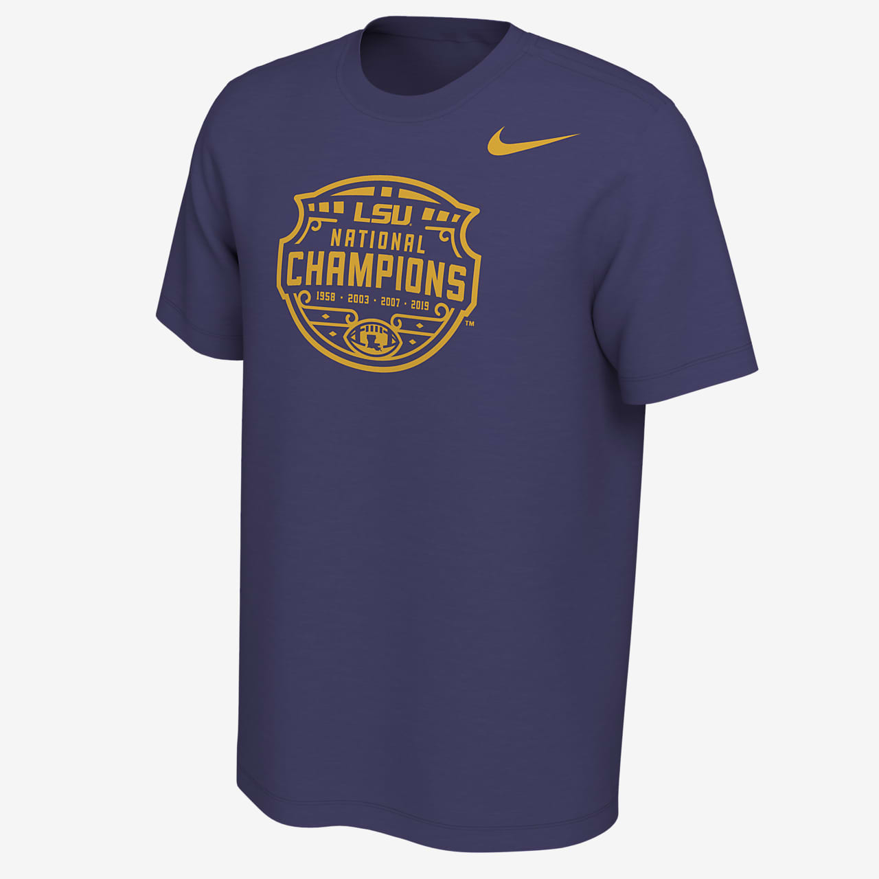Nike College National Championship Game Celebration (LSU) Men's T-Shirt ...