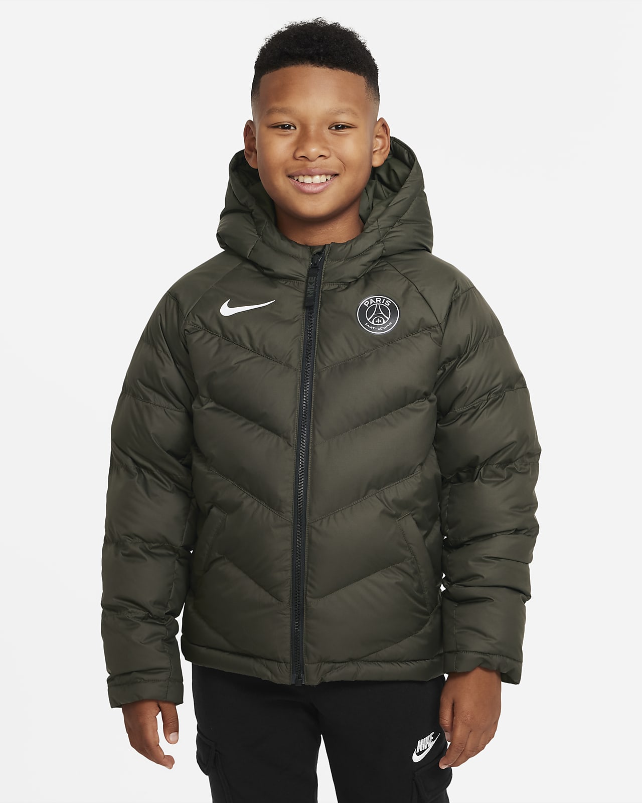 lunge Banyan uanset Paris Saint-Germain Older Kids' Synthetic-Fill Jacket. Nike LU