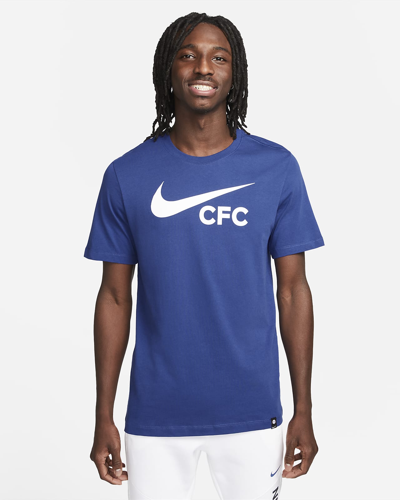Chelsea FC Swoosh Men's Soccer T-Shirt. Nike.com