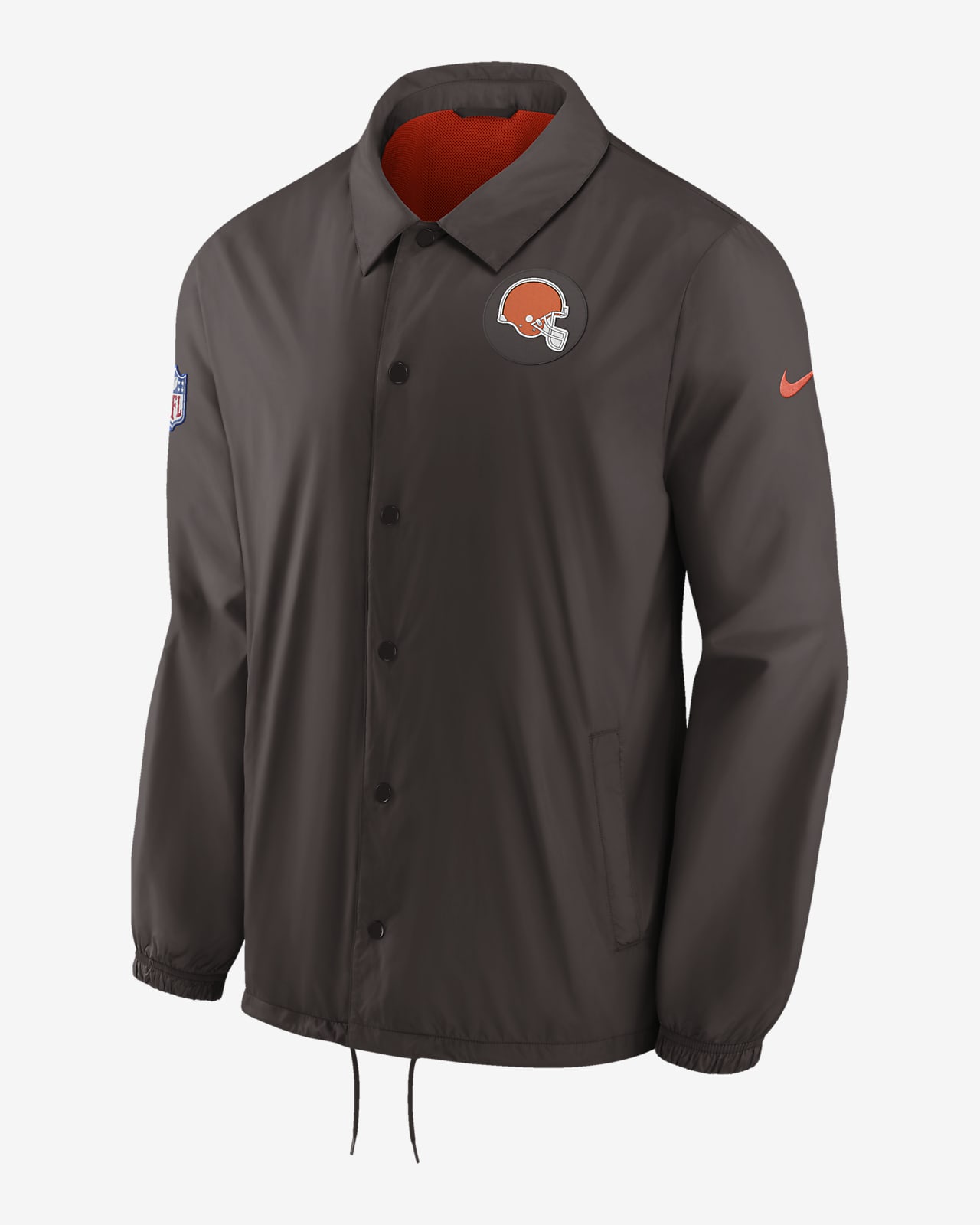 Men's Nike Gray Cleveland Browns Sideline Performance Long Sleeve T-Shirt