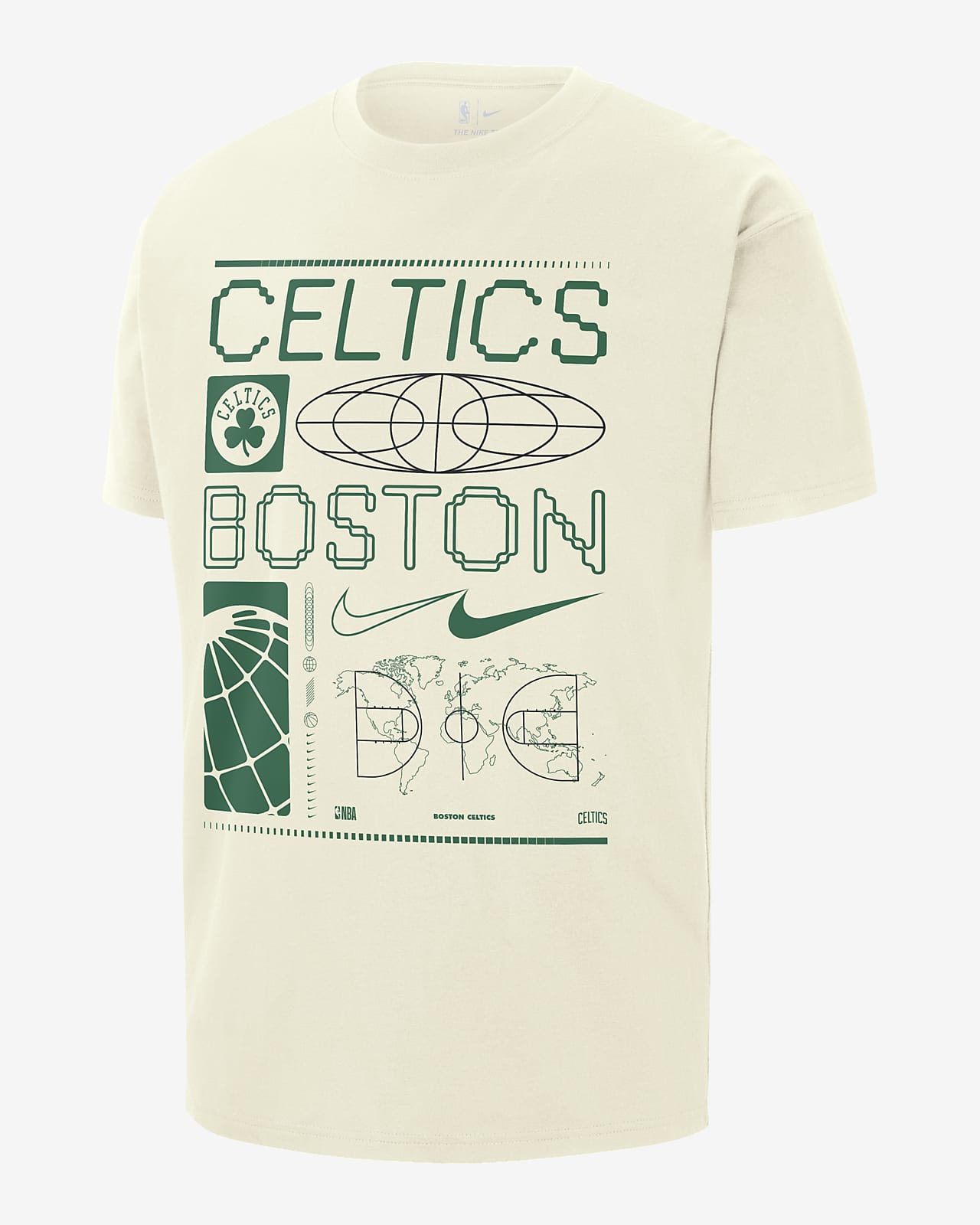 Boston Celtics Nike NBA Max90-T-shirt til mænd