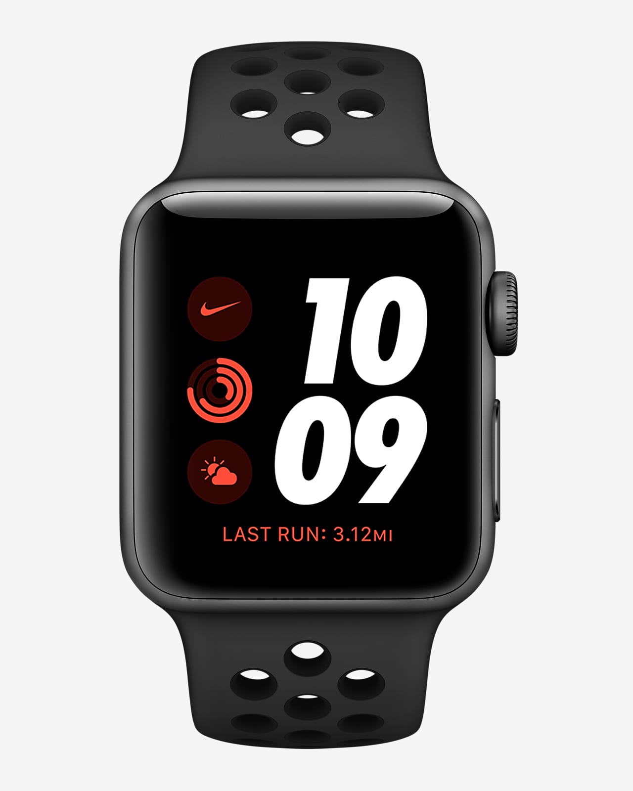 腕時計(デジタル)Apple Watch SERIES3 Nike 42mm GPS
