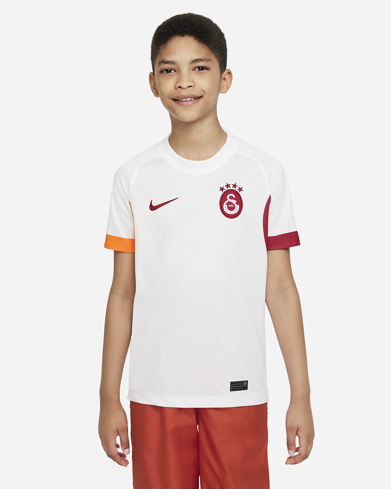 Galatasaray SK 2022/23 Derde Nike Dri-FIT voetbaltop met korte mouwen voor kids