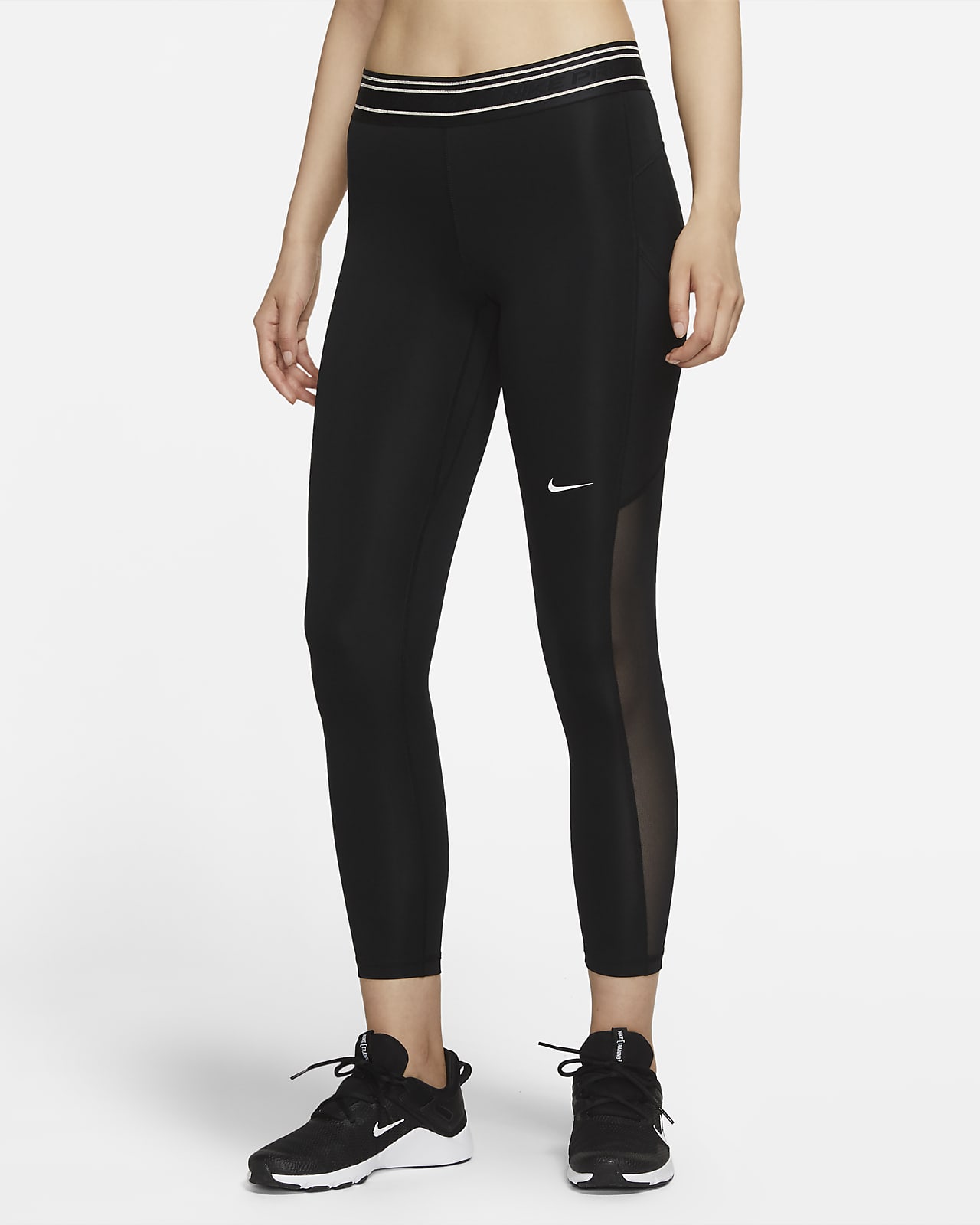 Nike Pro Dri-FIT 女子中腰训练紧身裤