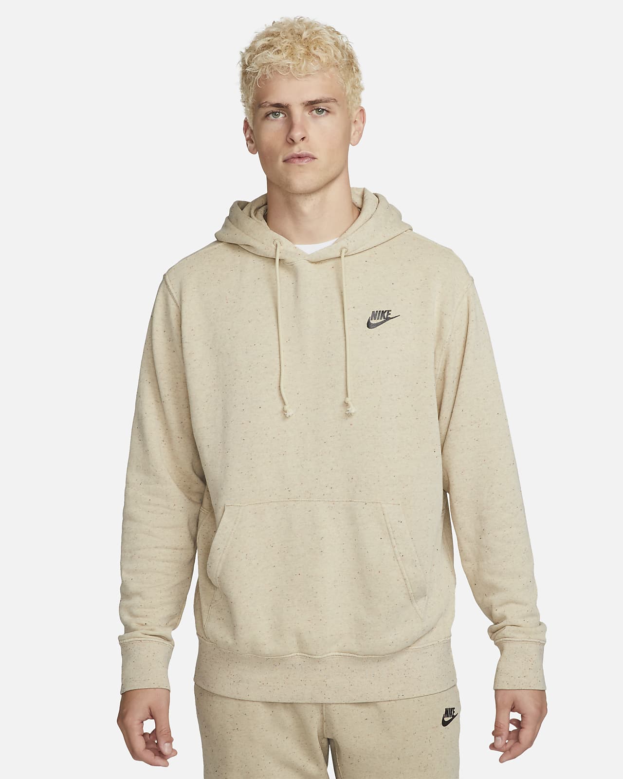 nike club fleece over the head