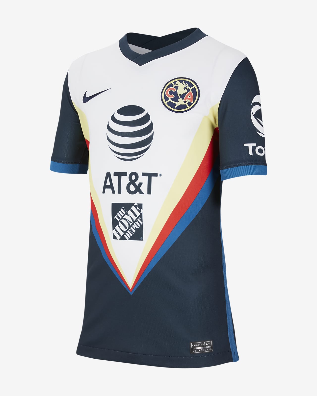 Camiseta de fútbol para niños talla grande del Club América 2020/21 Stadium  de visitante. Nike.com